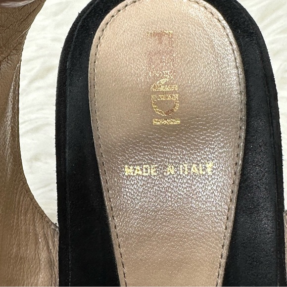 Fendi Women’s Suede Zucca Appliqued Wedge
Platform Slingback Sandals Size 39 - Picture 6 of 14